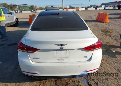 2020 Genesis G80 3.8 Awd из США, поврежденный, VIN KMTFN4JE4LU334950